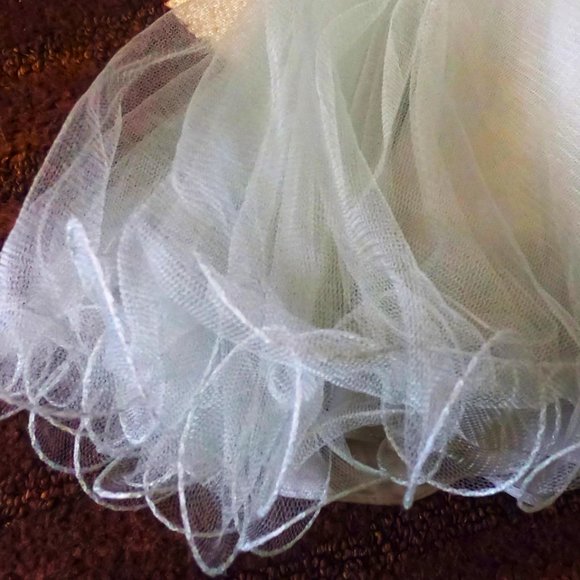 ForYouDress formal tulle and Beaded silver dress size 2xs - Picture 7 of 9